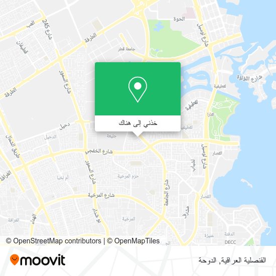 خريطة القنصلية العراقية