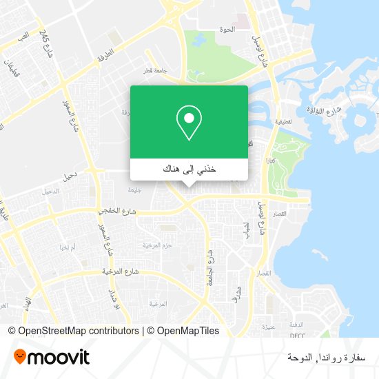 خريطة سفارة رواندا