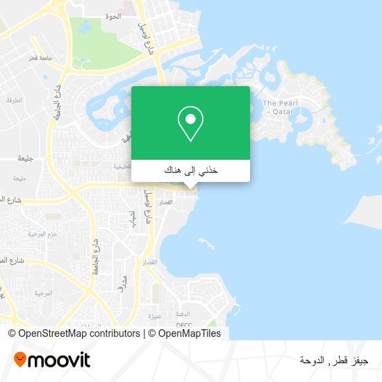 خريطة جيفز قطر
