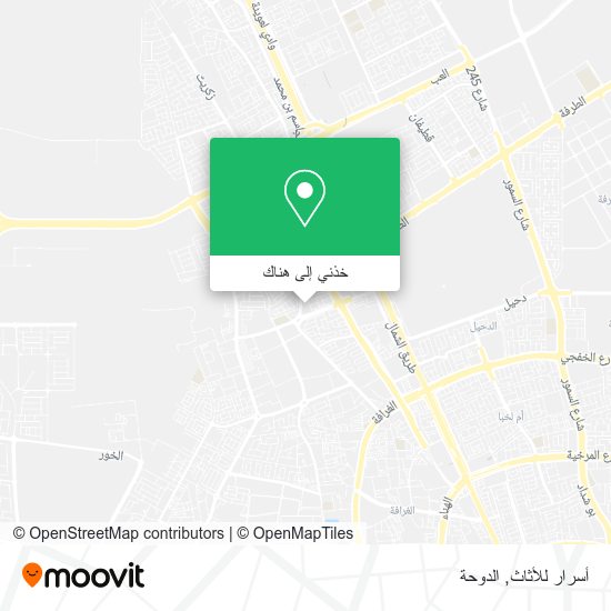 خريطة أسرار للأثاث