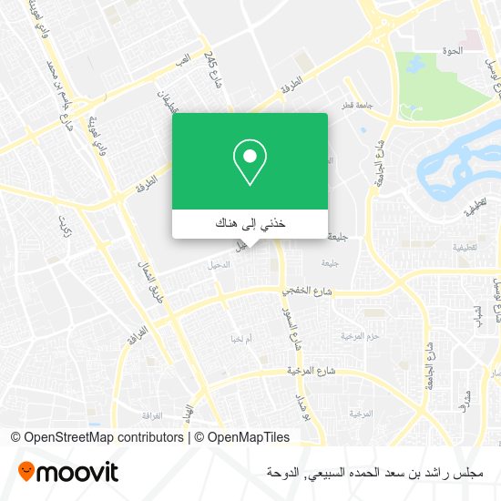 خريطة مجلس راشد بن سعد الحمده السبيعي