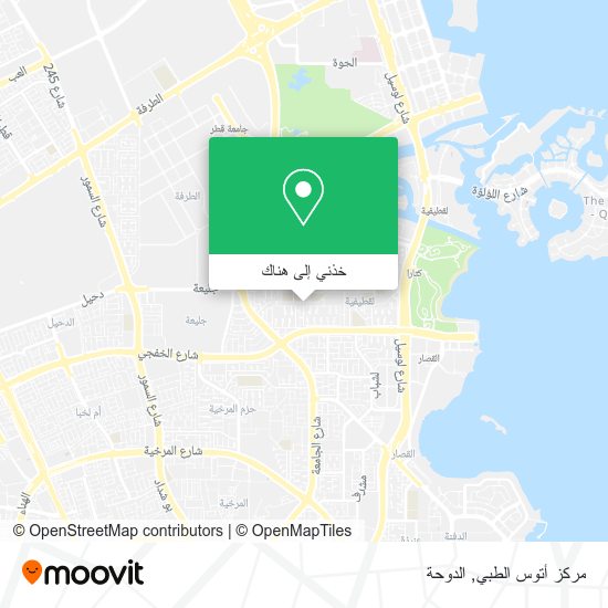 خريطة مركز أتوس الطبي