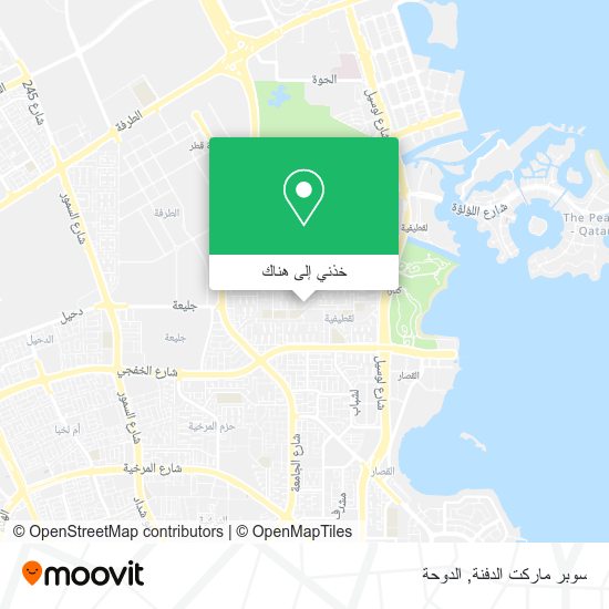 خريطة سوبر ماركت الدفنة