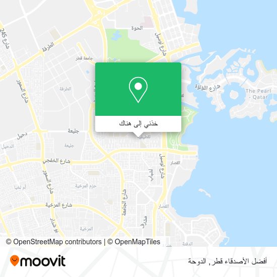 خريطة أفضل الأصدقاء قطر
