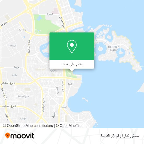 خريطة شاطئ كتارا رقم 3