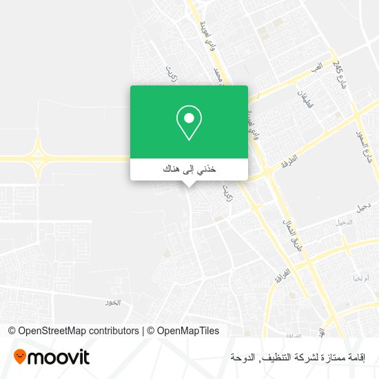 خريطة إقامة ممتازة لشركة التنظيف