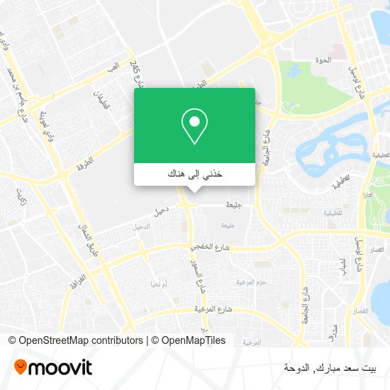 خريطة بيت سعد مبارك