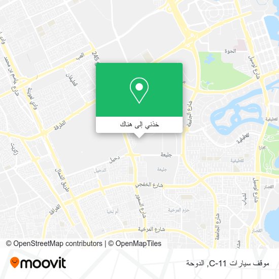 خريطة موقف سيارات C-11