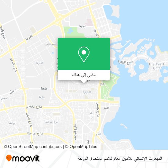 خريطة المبعوث الإنساني للأمين العام للأمم المتحدة