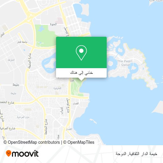 خريطة خيمة الدار الثقافية