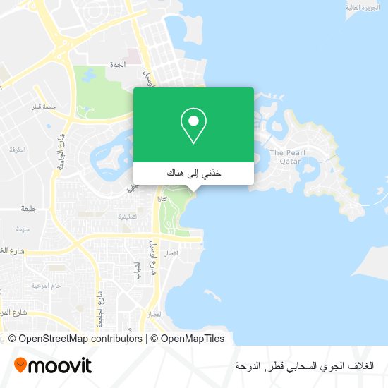 خريطة الغلاف الجوي السحابي قطر