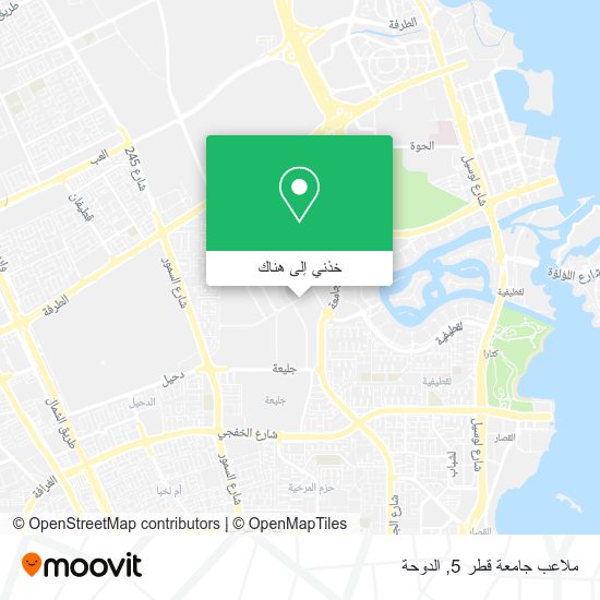 خريطة ملاعب جامعة قطر 5