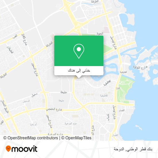 خريطة بنك قطر الوطني