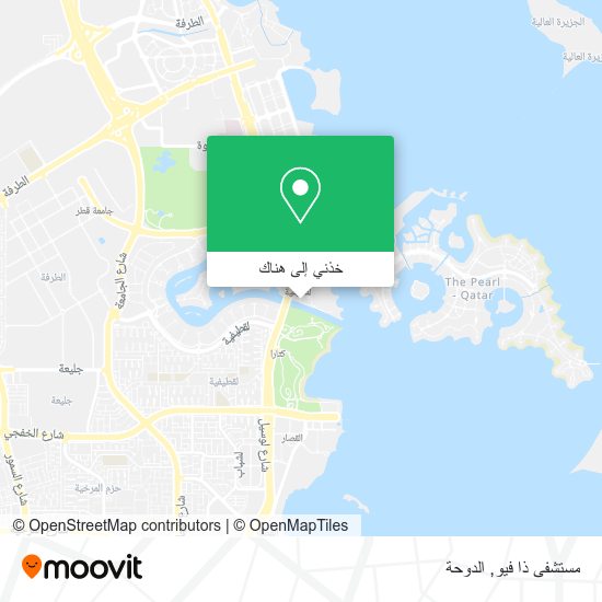 خريطة مستشفى ذا فيو