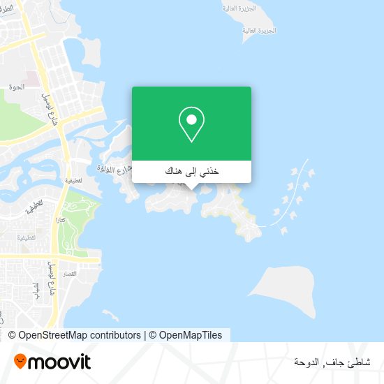 خريطة شاطئ جاف