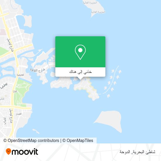 خريطة شاطئ البحرية