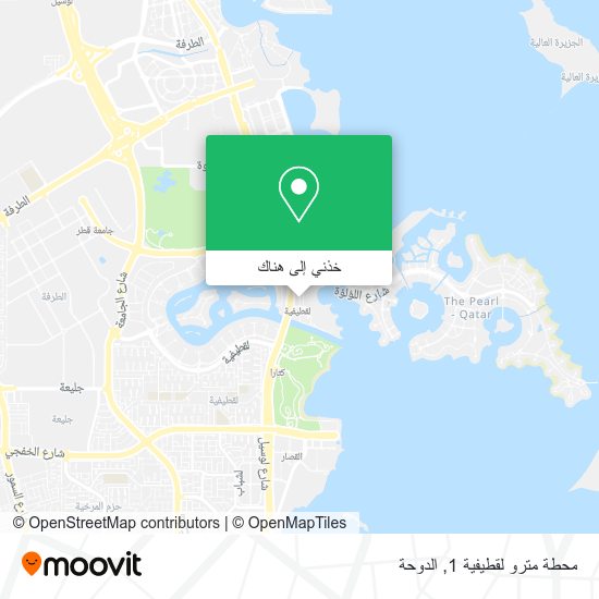 خريطة محطة مترو لقطيفية 1
