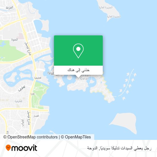 خريطة رجل يعطي السيدات تدليكًا سويديًا