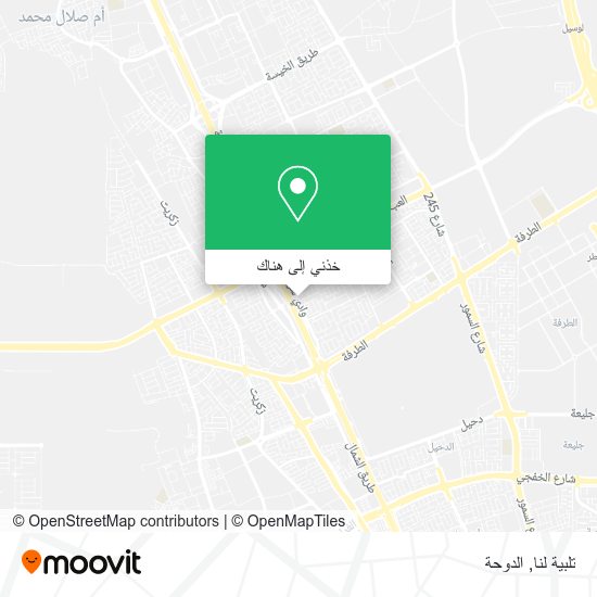 خريطة تلبية لنا