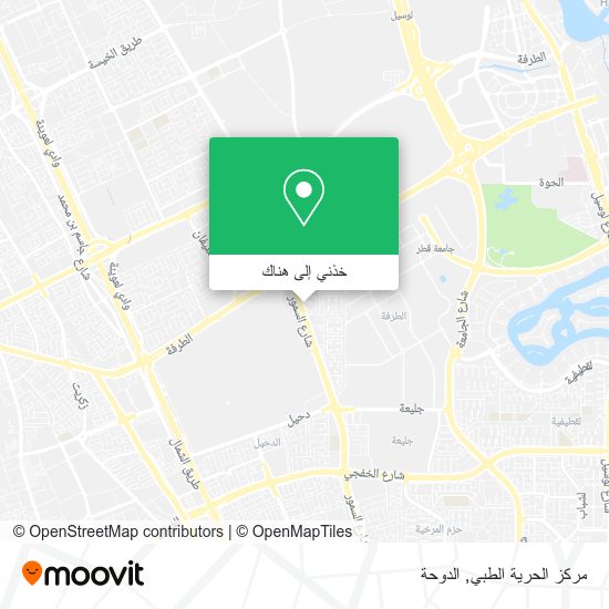 خريطة مركز الحرية الطبي