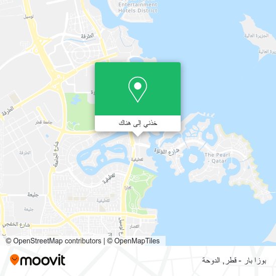 خريطة بوزا بار - قطر