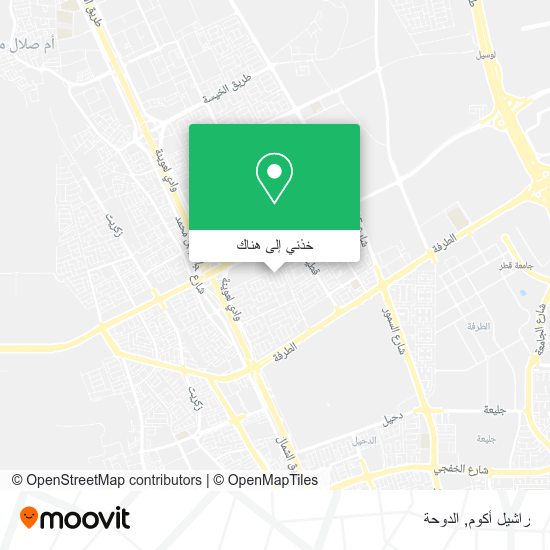 خريطة راشيل أكوم