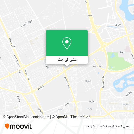 خريطة مبنى إدارة الهجرة الجديد