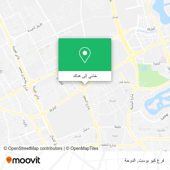 خريطة فرع كيو بوست