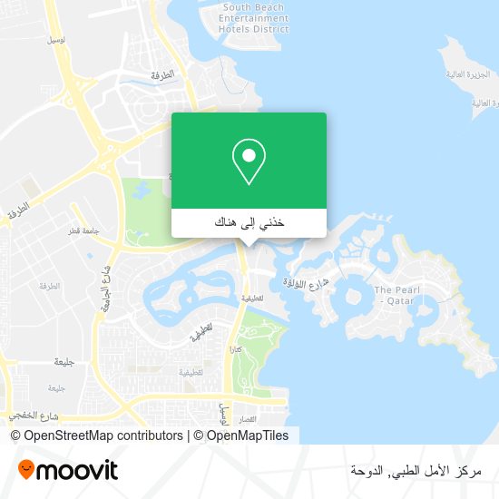 خريطة مركز الأمل الطبي