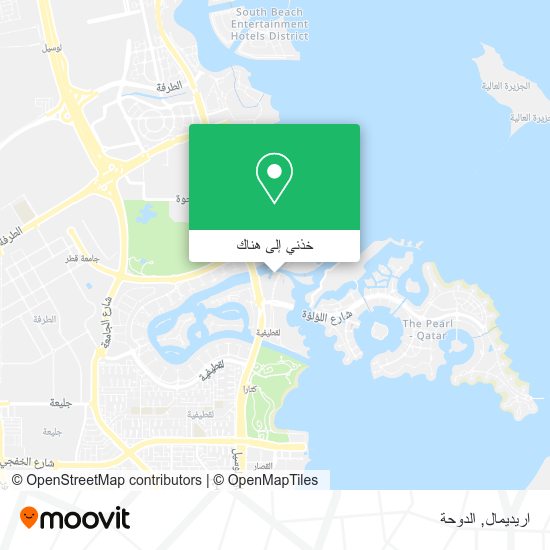 خريطة اريديمال