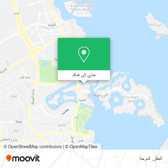 خريطة العكر