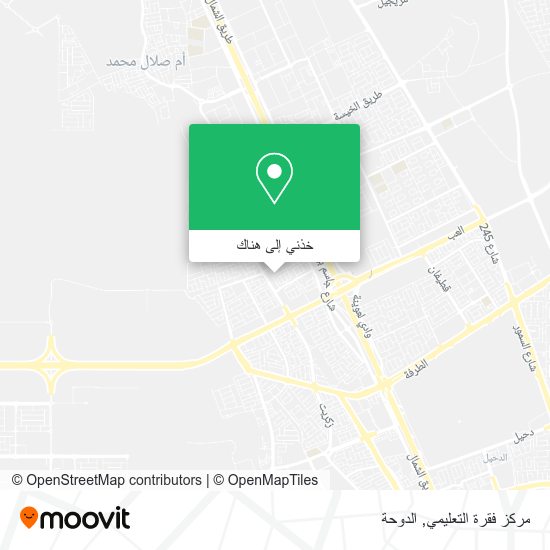 خريطة مركز فقرة التعليمي