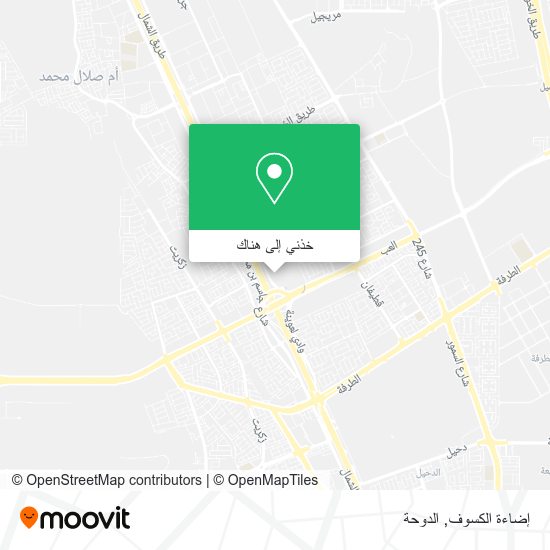 خريطة إضاءة الكسوف
