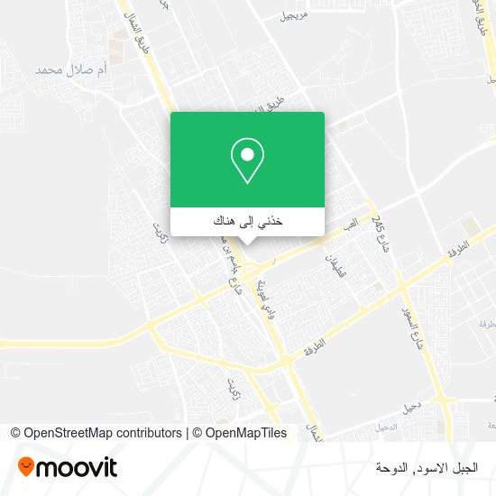 خريطة الجبل الاسود