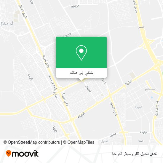 خريطة نادي دحيل للفروسية