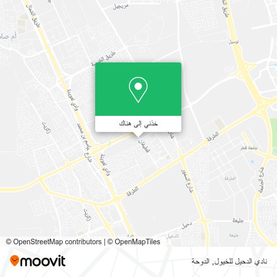 خريطة نادي الدحيل للخيول