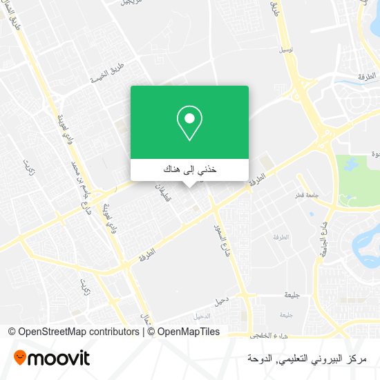 خريطة مركز البيروني التعليمي