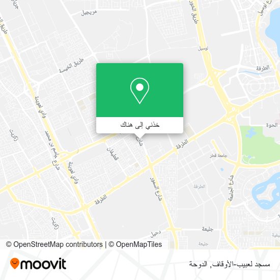 خريطة مسجد لعبيب-الأوقاف