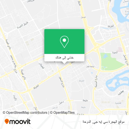 خريطة موقع الهجرة سي إيه جي