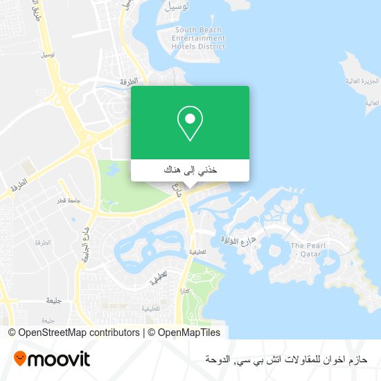 خريطة حازم اخوان للمقاولات اتش بي سي