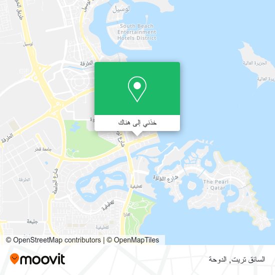 خريطة السائق تريت