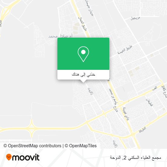 خريطة مجمع العلياء السكني 2