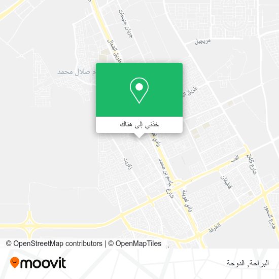 خريطة البراحة