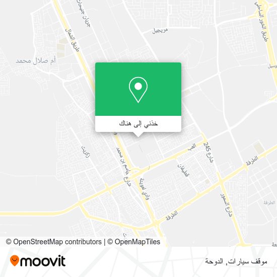 خريطة موقف سيارات