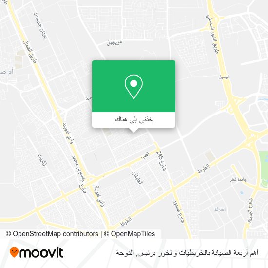 خريطة أهم أربعة الصيانة بالخريطيات والخور برنيس
