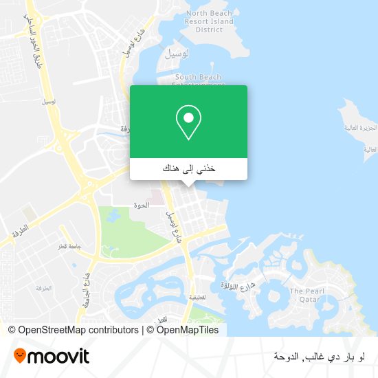 خريطة لو بار دي غالب