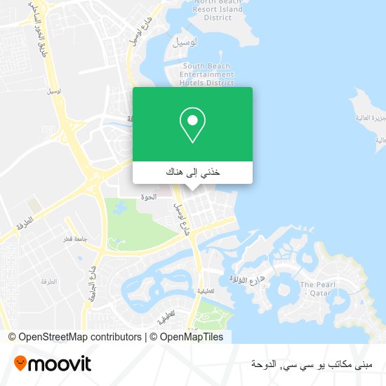 خريطة مبنى مكاتب يو سي سي