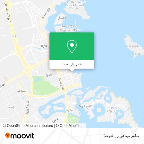 خريطة مطعم ميغاهيرتز