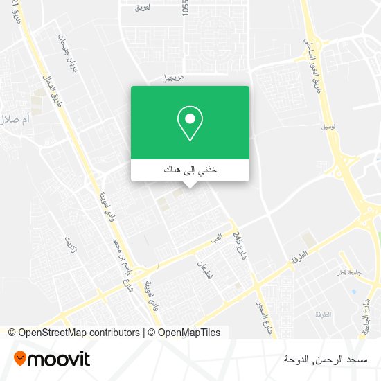 خريطة مسجد الرحمن