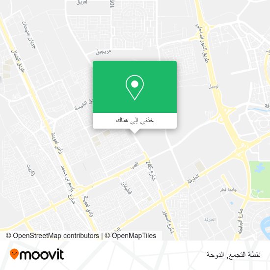 خريطة نقطة التجمع